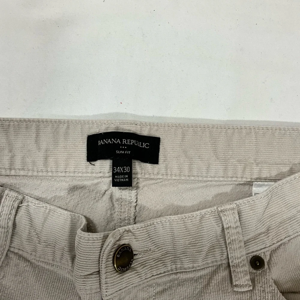 Banana Republic Men's Pants Corduroy Slim Fit Size 34x30